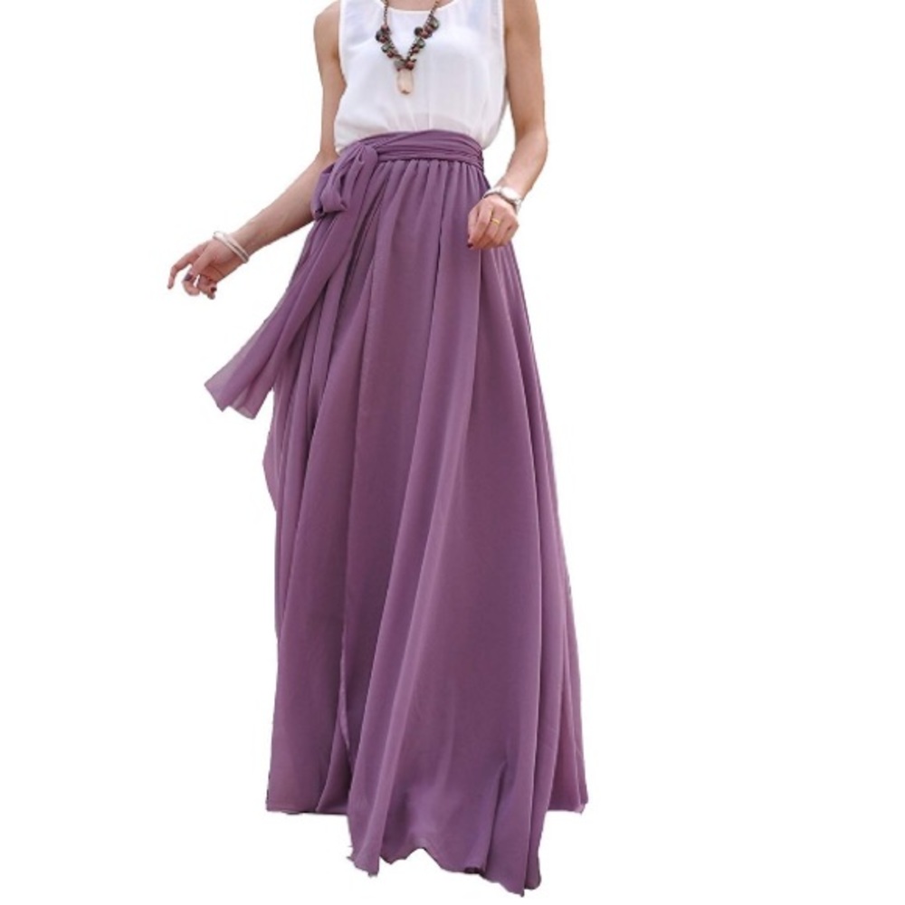 Chiffon Maxi Skirt